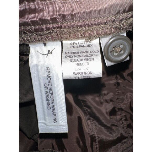 NWT Ann Taylor Loft Marisa Brown Pants Size 8 - Picture 11 of 11